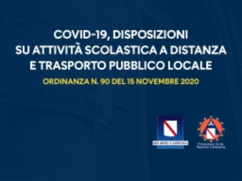 Regione Campania Ordinanza n. 90:    SCUOLA
